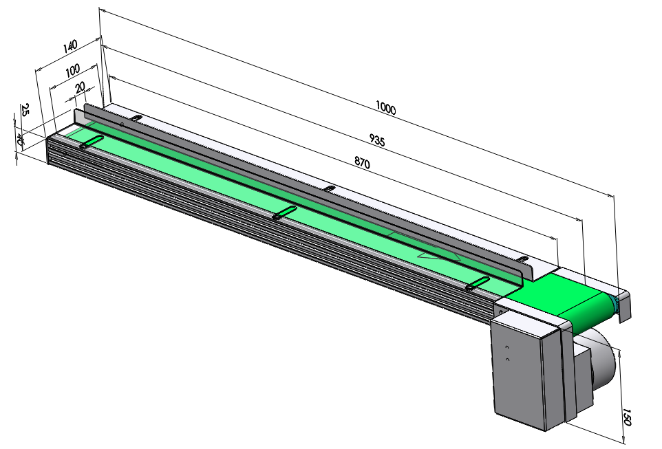 微面(桌面)皮帶輸送機(jī)傳送帶流水線