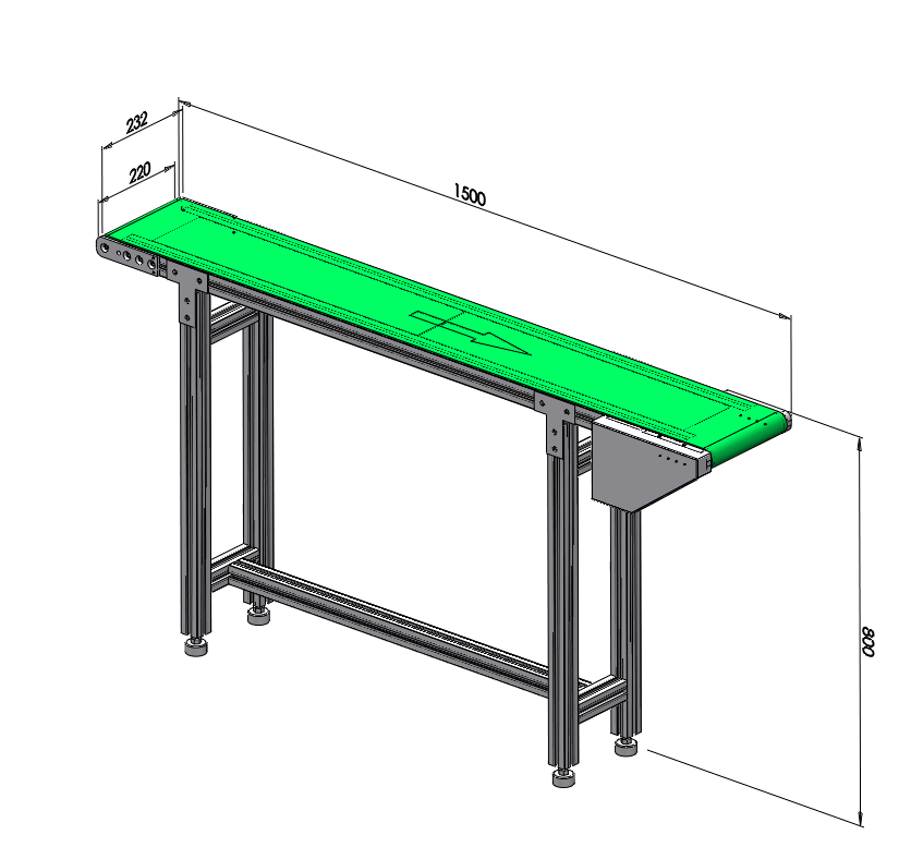 無(wú)邊框流水線輸送機(jī)
