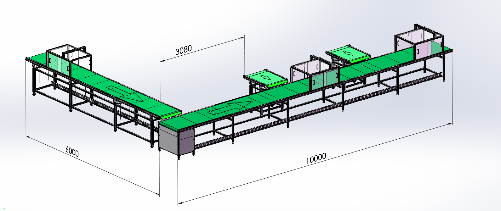 16米流水線輸送機(jī)