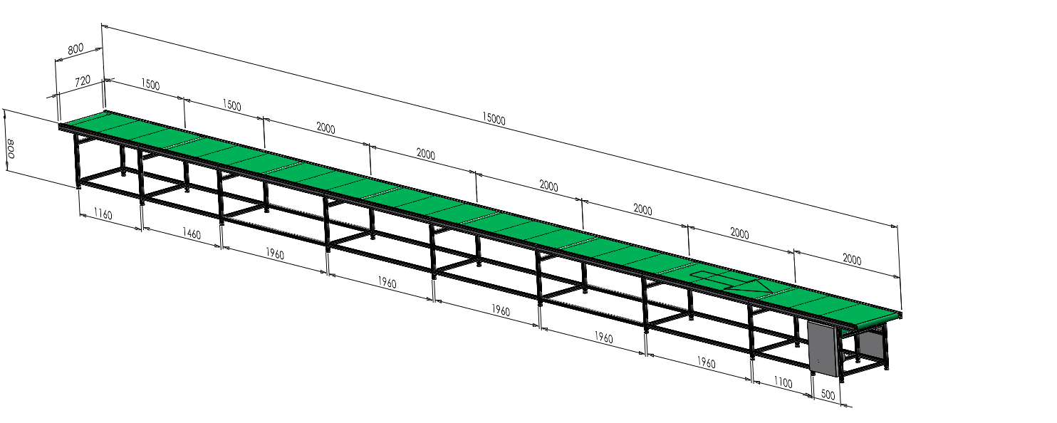 15米標(biāo)準(zhǔn)流水線